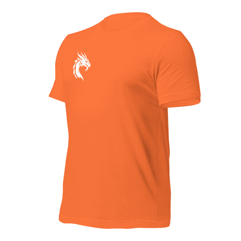 Tee-shirt orange dragon