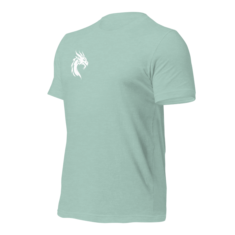 Tee-shirt bleu laire dragon
