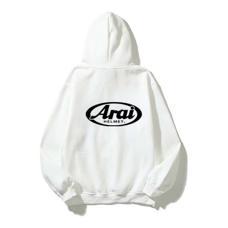 Pull à capuche Arai - Blanc - Collection Automne & Hiver