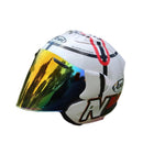Casque Demi-Jet Ram3 Haga Monza Blanc