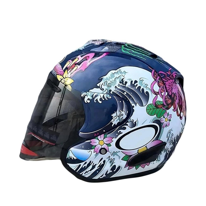 Casque Dragon Oriental Brillant - Ram 3 - Moto & Scooter & Cross