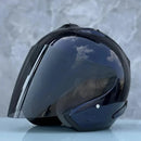 Casque bleu foncé brillant Semi-ouvert d'été - Ram4 - Moto & Scooter & Cross