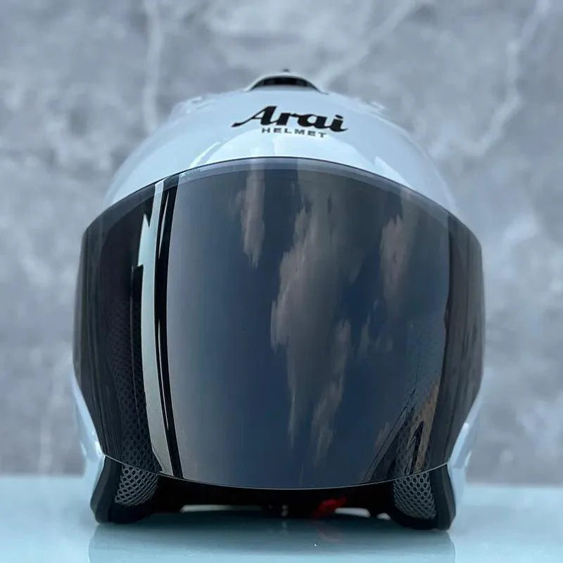 Casque Gris Nardo Semi-Ouvert d'été - SZ-Ram4 - Moto & Scooter