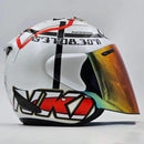 Casque Demi-Jet Ram3 Haga Monza Blanc