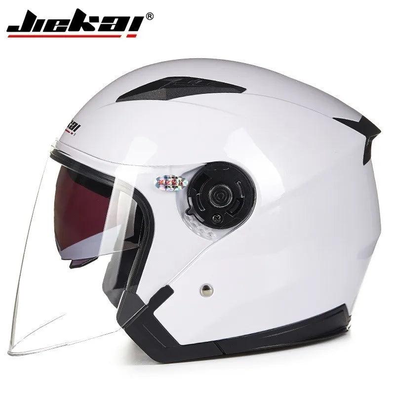 Casque Moto Unisexe 4 Saisons - Double Visière Racing - Multi-couleurs