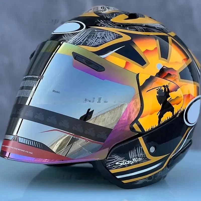 Casque Samurai Semi-Ouvert d'été - Ram 3 Pedrosa - Moto & Scooter & Cross