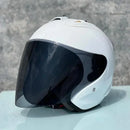 Casque Blanc Brillant Semi-Ouvert d'été - SZ-Ram4 - Moto & Scooter