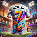 Maillot de Football Concept "Graffiti Ronaldo" | Édition Exclusive 24-25 – Enfants & Adultes