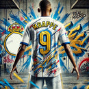 Maillot de Football Concept "Graffiti Mbappé 9" | Édition Exclusive 24-25 – Enfants & Adultes