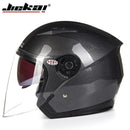 Casque Moto Unisexe 4 Saisons - Double Visière Racing - Multi-couleurs