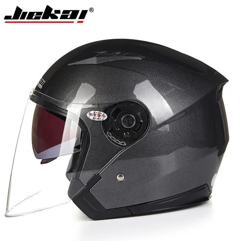 Casque Moto Unisexe 4 Saisons - Double Visière Racing - Multi-couleurs