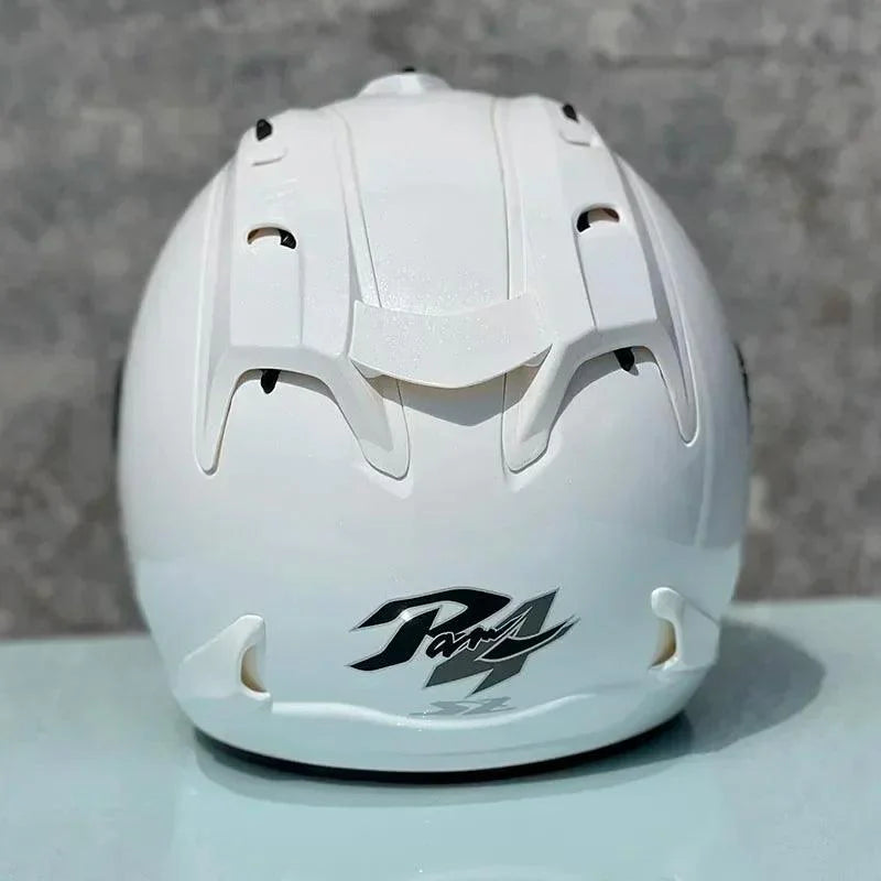 Casque Blanc Brillant Semi-Ouvert d'été - SZ-Ram4 - Moto & Scooter