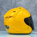 Casque Jaune Brillant Semi-Ouvert d'été - SZ-Ram4 - Moto & Scooter