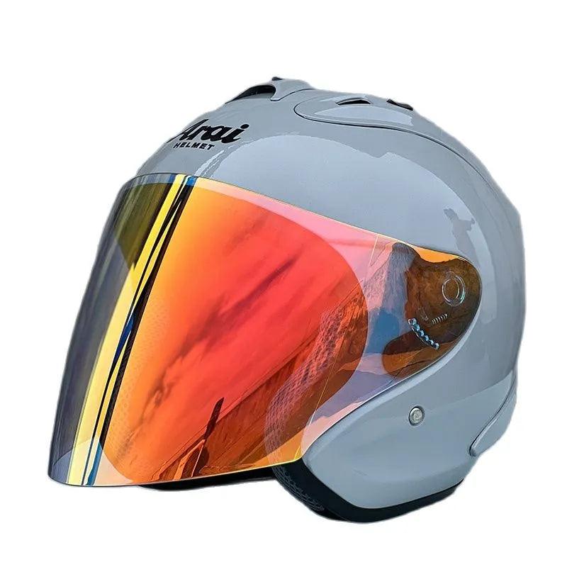 Casque Gris Nardo Semi-Ouvert d'été - SZ-Ram4 - Moto & Scooter