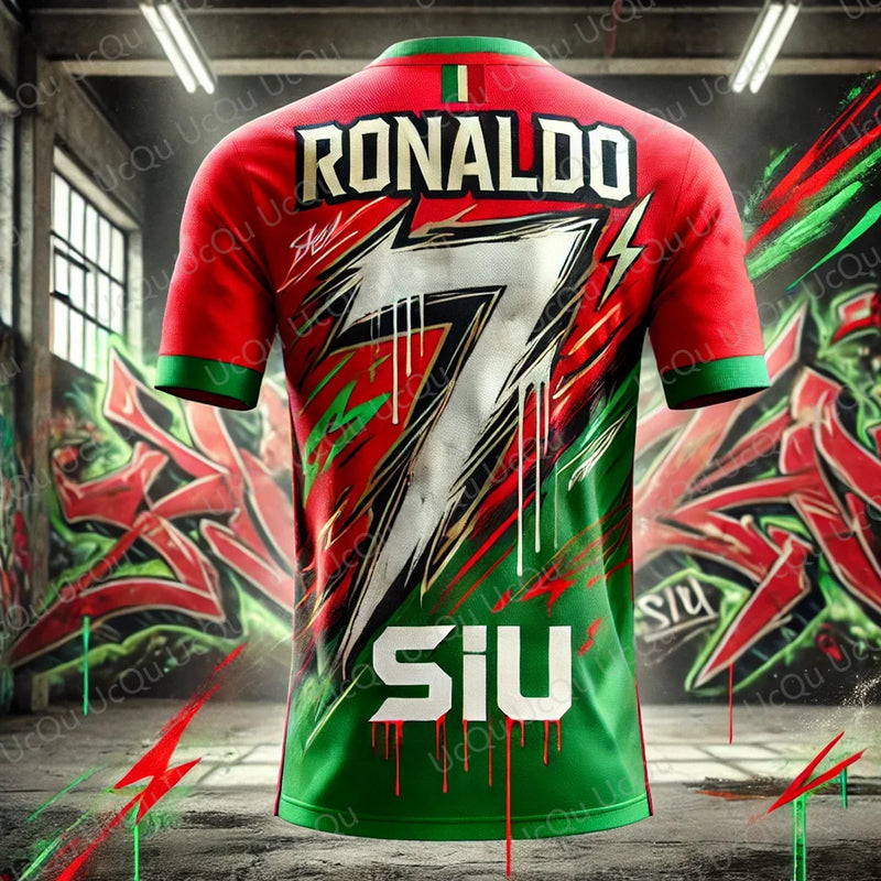 Maillot de Football Concept "Siu The Street" | Édition Exclusive 2025 – Enfants & Adultes