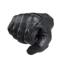 Gants de moto en cuir perforé