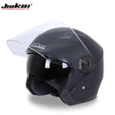 Casque Moto et Vélo Électrique 4 Saisons - Double Visière Racing Demi-Jet
