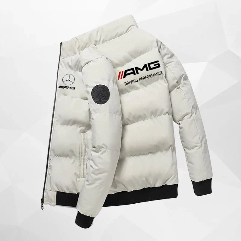 Veste chaude et décontracté - Mercedes AMG & F1 - Blanche