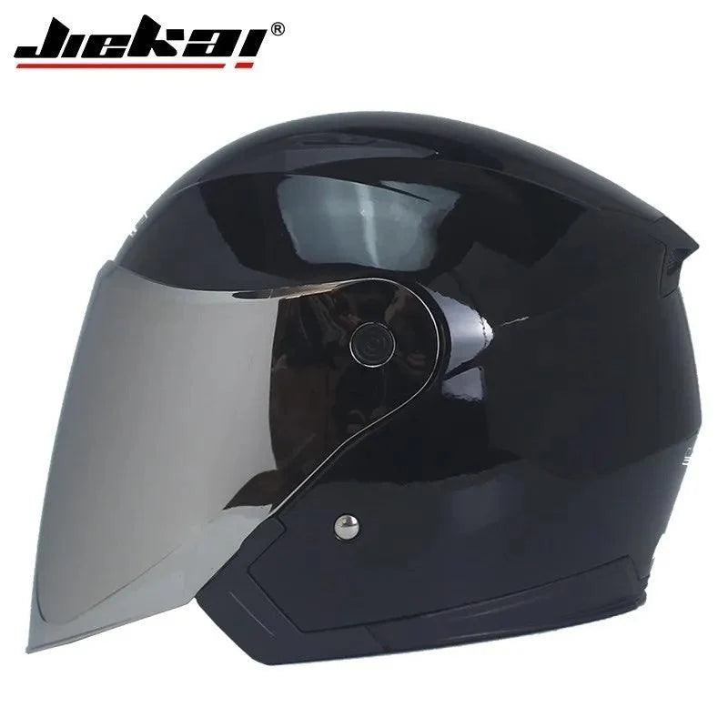 Casque Moto Unisexe 4 Saisons - Double Visière Racing - Multi-couleurs