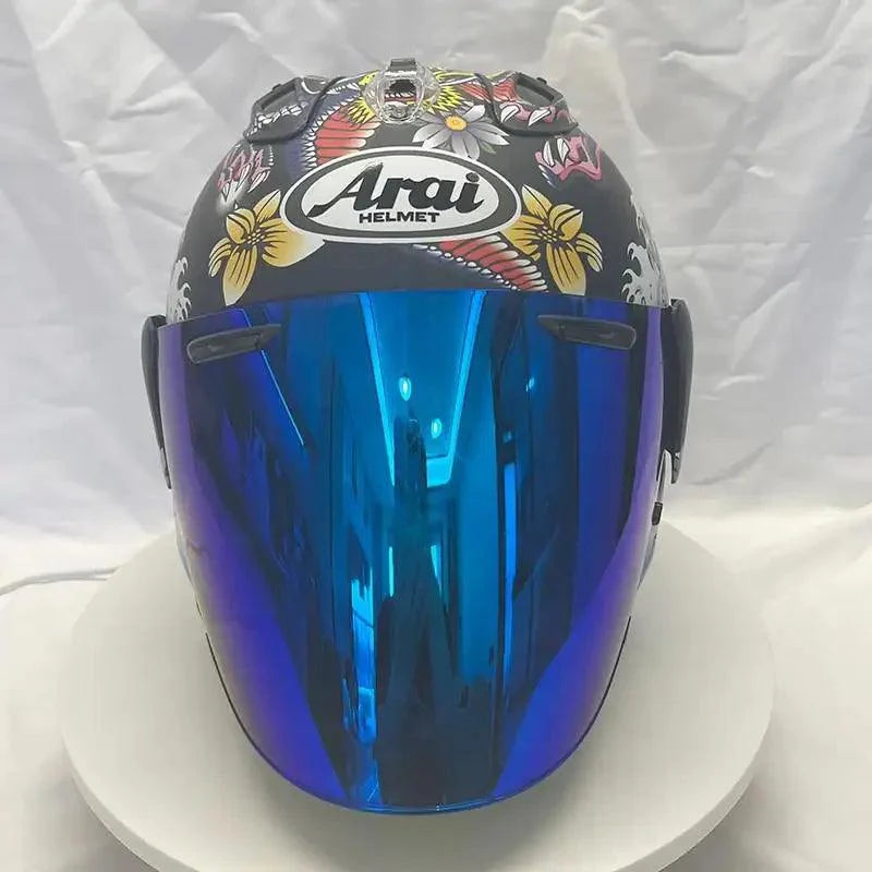 Casque Dragon Oriental Mat - VZ-RAM - 3/4 ouvert pour l'été