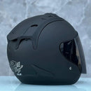 Casque Noir Mat Semi-Ouvert d'été - SZ Ram 4 - Moto & Scooter & Cross