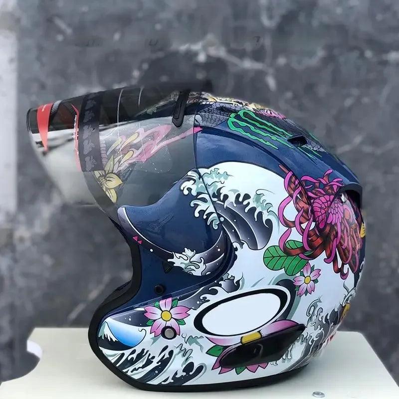 Casque Dragon Oriental Brillant - Ram 3 - Moto & Scooter & Cross