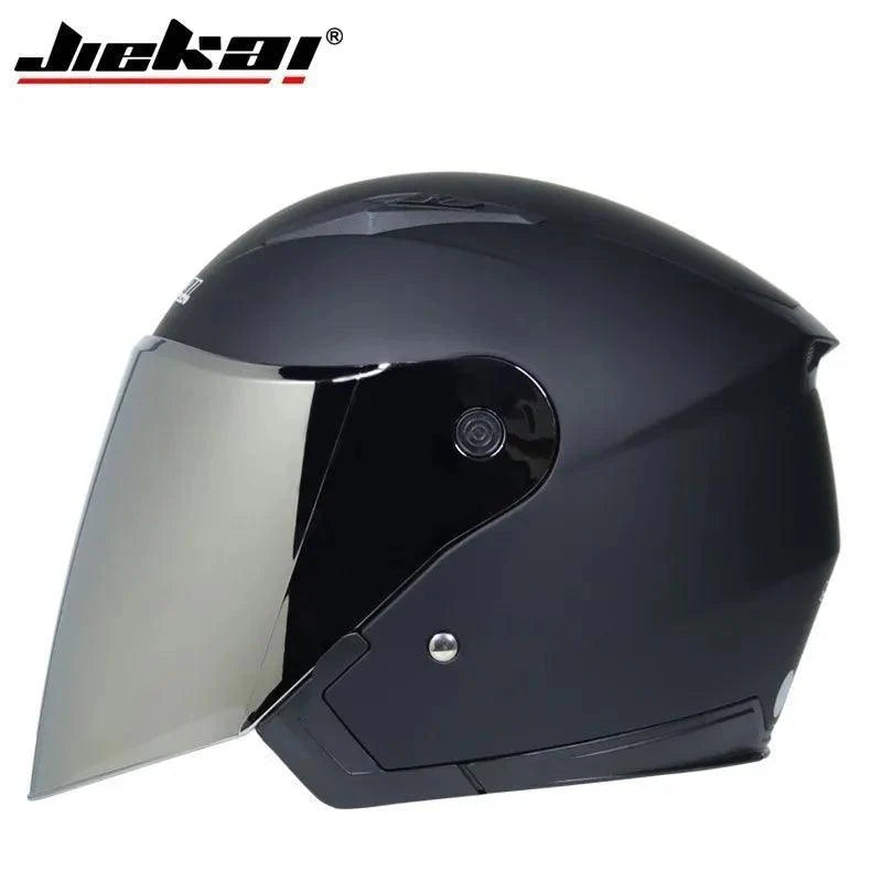 Casque Moto Unisexe 4 Saisons - Double Visière Racing - Multi-couleurs