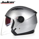 Casque Moto et Vélo Électrique 4 Saisons - Double Visière Racing Demi-Jet