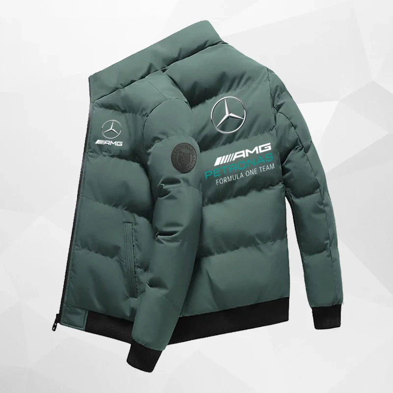 Veste chaude et décontractée - Mercedes AMG & F1 - Verte