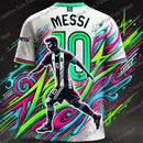 Maillot de Football Concept "Street Graffiti Messi 10" | Édition Exclusive 2025 – Enfants & Adultes