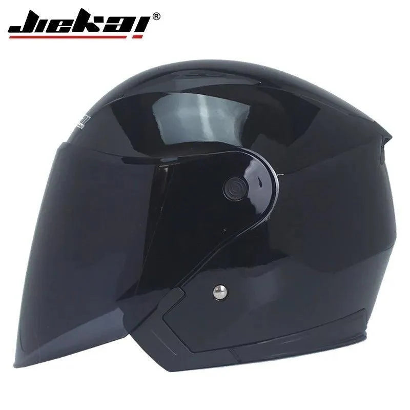 Casque Moto Unisexe 4 Saisons - Double Visière Racing - Multi-couleurs