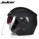 Casque Moto et Vélo Électrique 4 Saisons - Double Visière Racing Demi-Jet