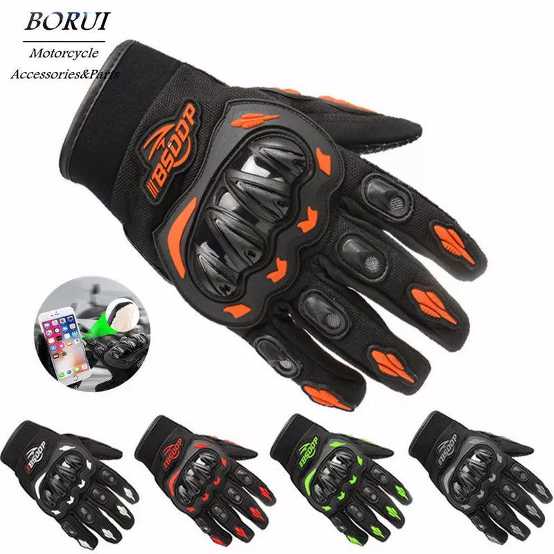 Gants de moto d'été respirants et tactiles