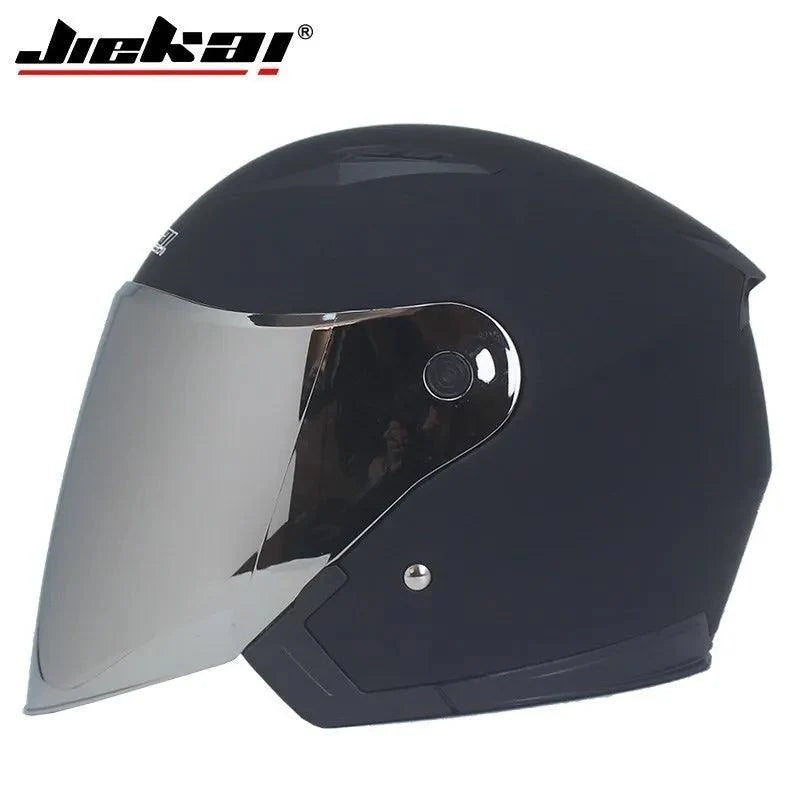 Casque Moto Unisexe 4 Saisons - Double Visière Racing - Multi-couleurs