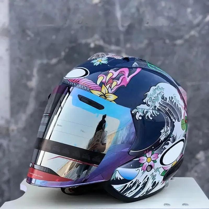 Casque Dragon Oriental Brillant - Ram 3 - Moto & Scooter & Cross