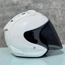 Casque Blanc Brillant Semi-Ouvert d'été - SZ-Ram4 - Moto & Scooter