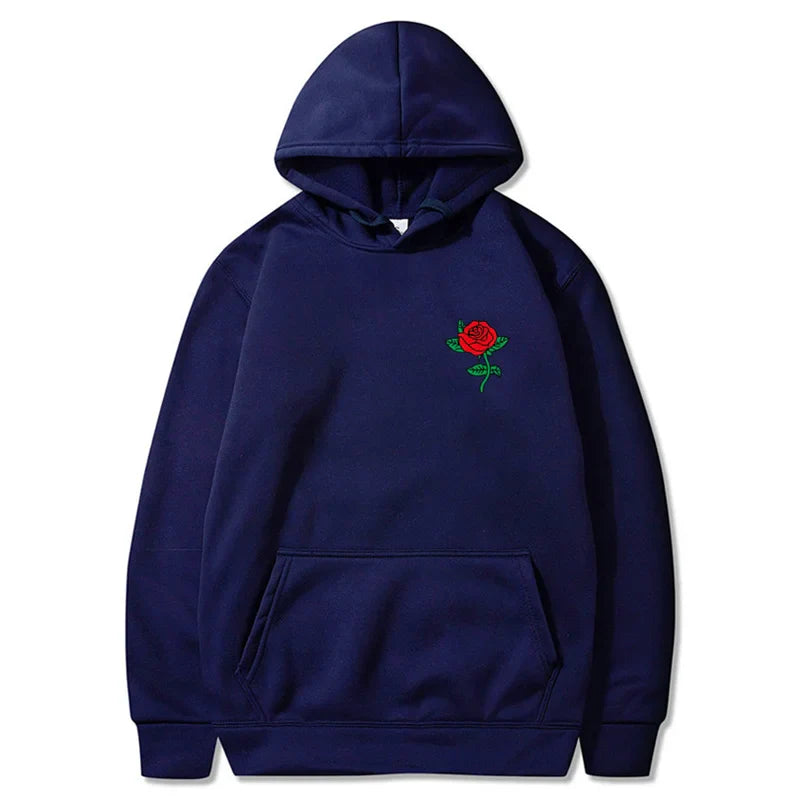 Pull à Capuche Coeur de Rose 🌹 - Multicolore