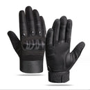 Gants de moto en cuir perforé