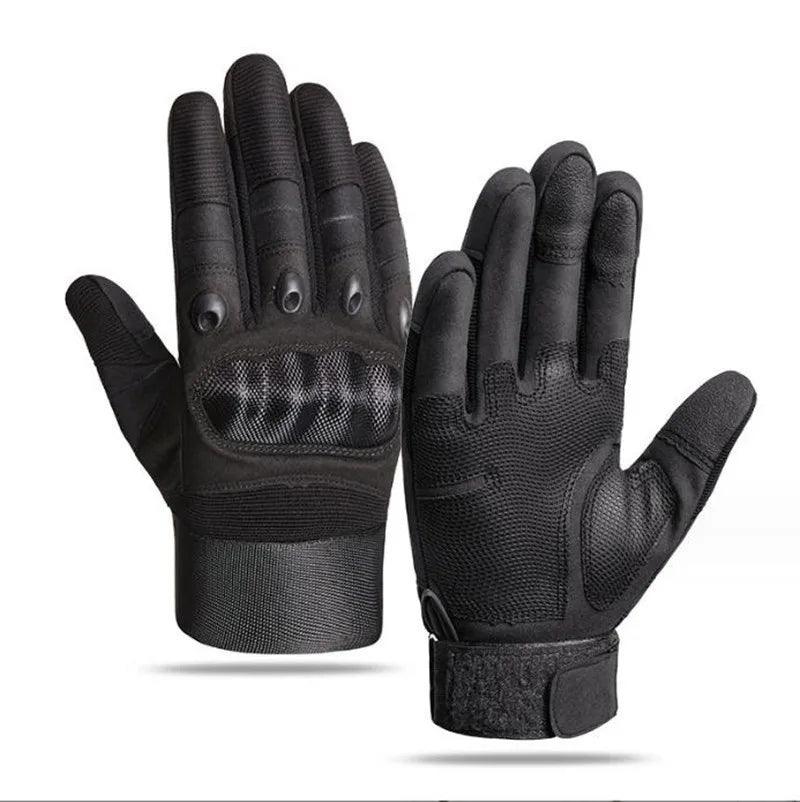 Gants de moto en cuir perforé