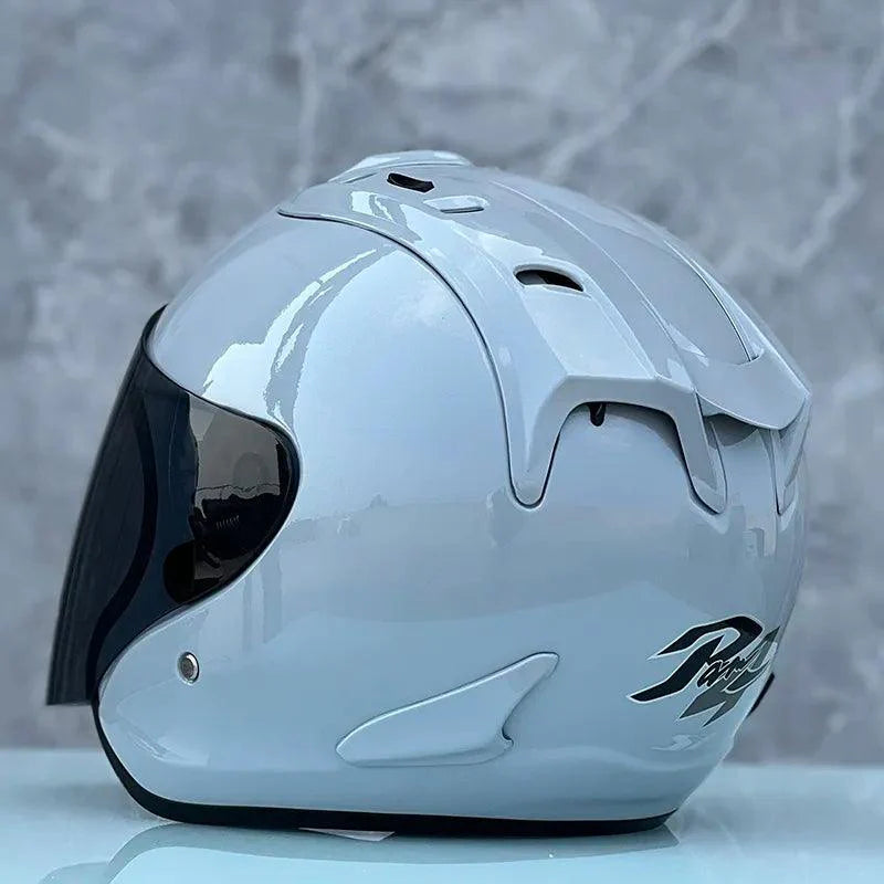 Casque Gris Nardo Semi-Ouvert d'été - SZ-Ram4 - Moto & Scooter