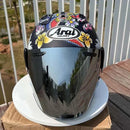 Casque Dragon Oriental Mat - VZ-RAM - 3/4 ouvert pour l'été