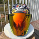 Casque Dragon Oriental Mat - VZ-RAM - 3/4 ouvert pour l'été