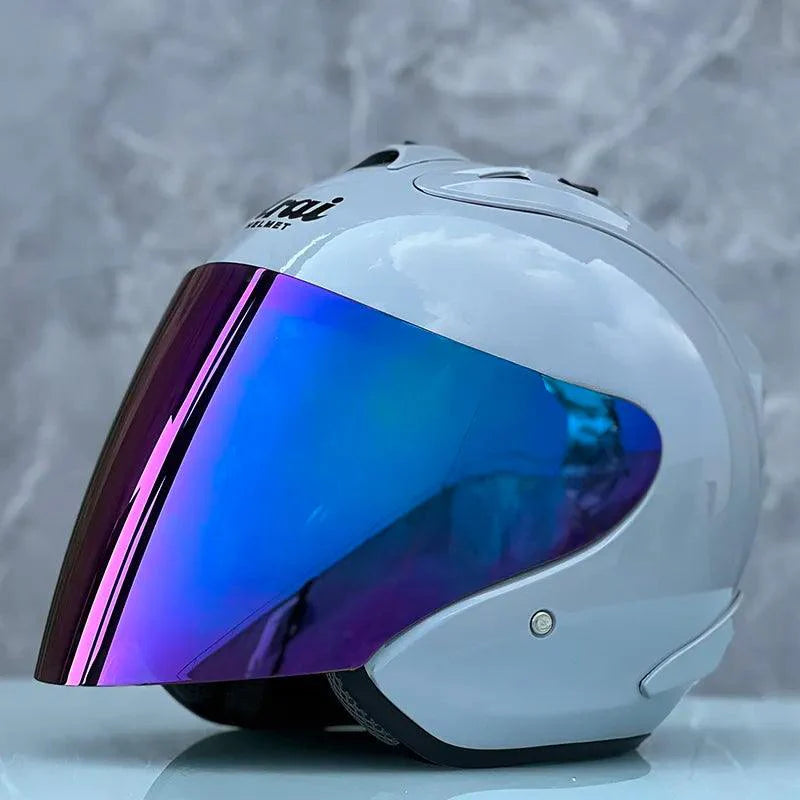 Casque Gris Nardo Semi-Ouvert d'été - SZ-Ram4 - Moto & Scooter