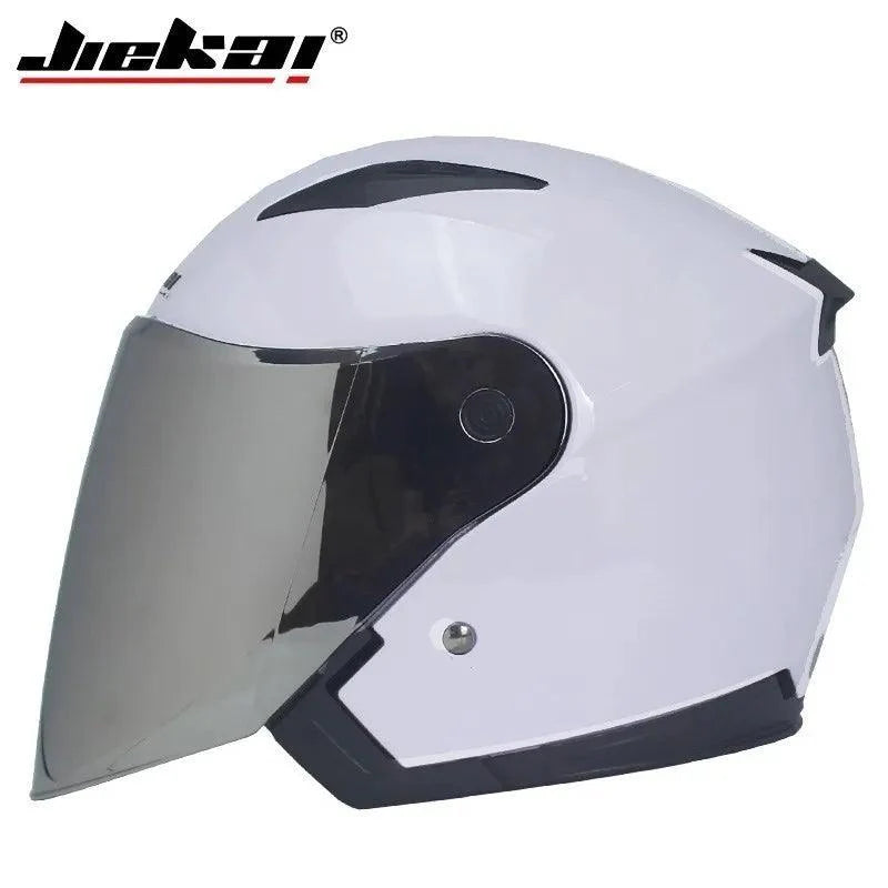 Casque Moto Unisexe 4 Saisons - Double Visière Racing - Multi-couleurs