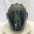 Casque Noir Mat - VZ-RAM - 3/4 ouvert pour l'été