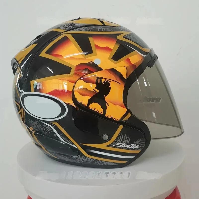 Casque Samurai Semi-Ouvert d'été - Ram 3 Pedrosa - Moto & Scooter & Cross