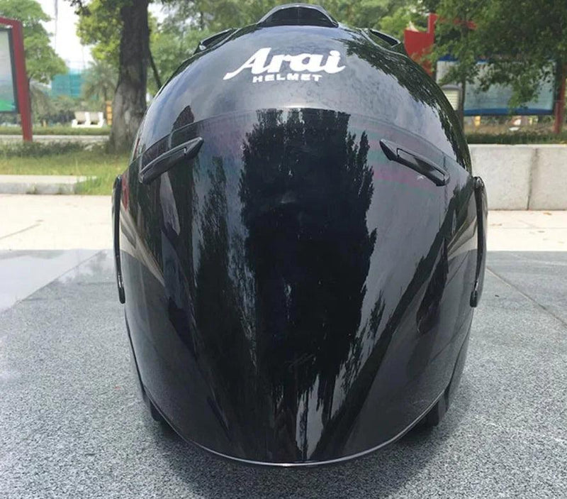 Casque Noir Brillant Semi-Ouvert d'été - SZ-Ram3 - Moto & Scooter