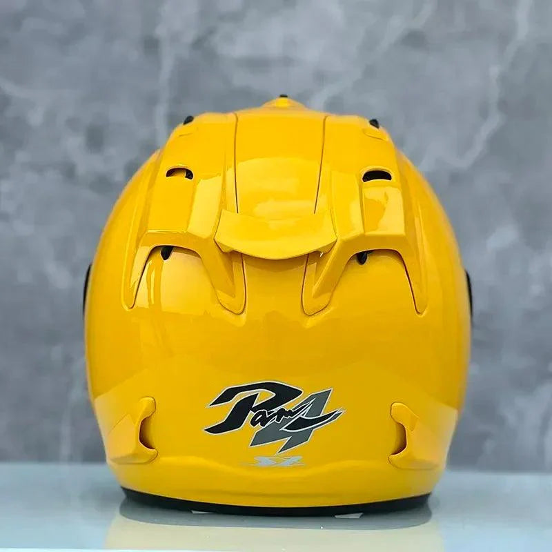 Casque Jaune Brillant Semi-Ouvert d'été - SZ-Ram4 - Moto & Scooter
