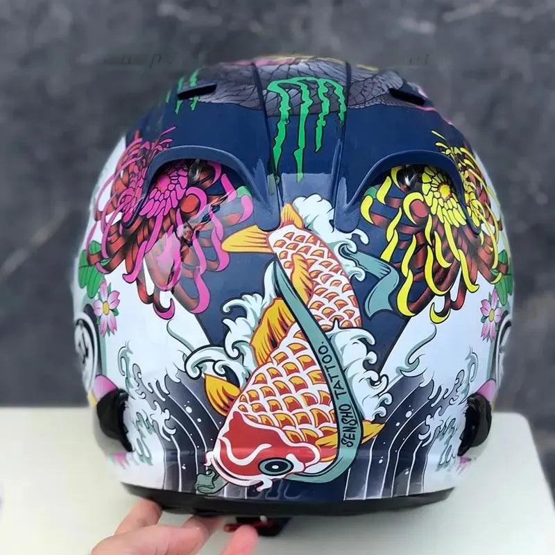 Casque Dragon Oriental Brillant - Ram 3 - Moto & Scooter & Cross