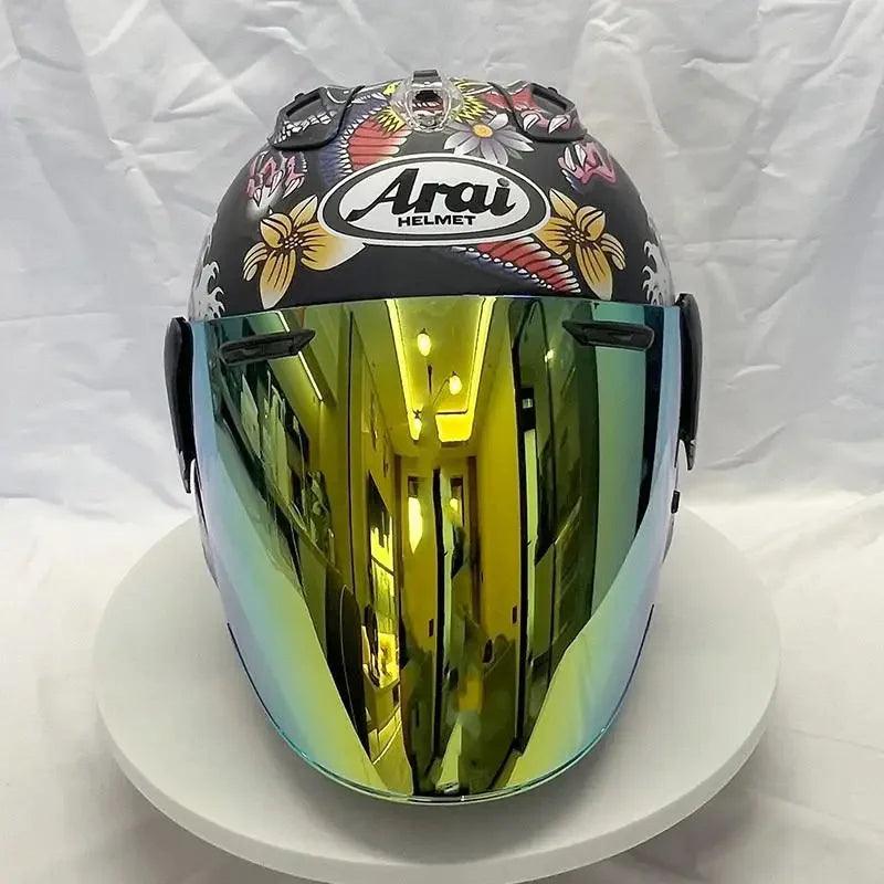 Casque Dragon Oriental Mat - VZ-RAM - 3/4 ouvert pour l'été